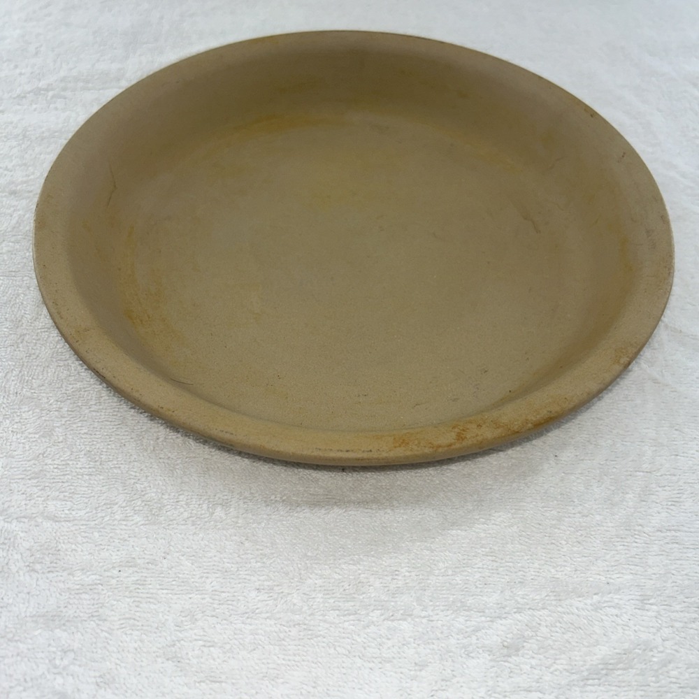 Pampered‎ Chef Heritage Collection 9" Stoneware Round Baking Pie Plate Pan Stone
